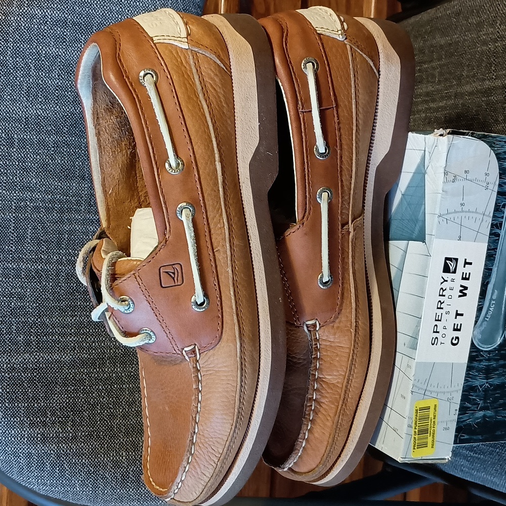 Men's Sperry Mako 2 Eye Mic Tan - 10M - Picture 6 of 9